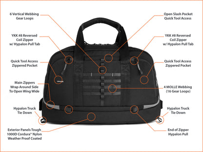 CASCADE DUAL GULL WING DUFFEL