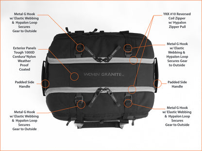 CASCADE DUAL GULL WING DUFFEL