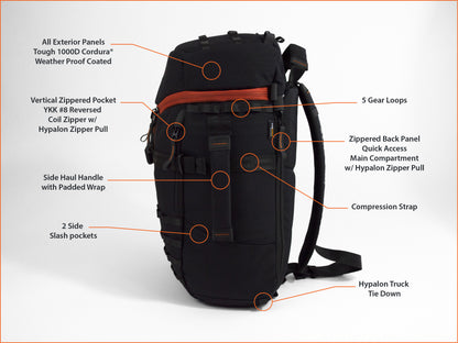 RAINIER QUAD ZIP BACKPACK