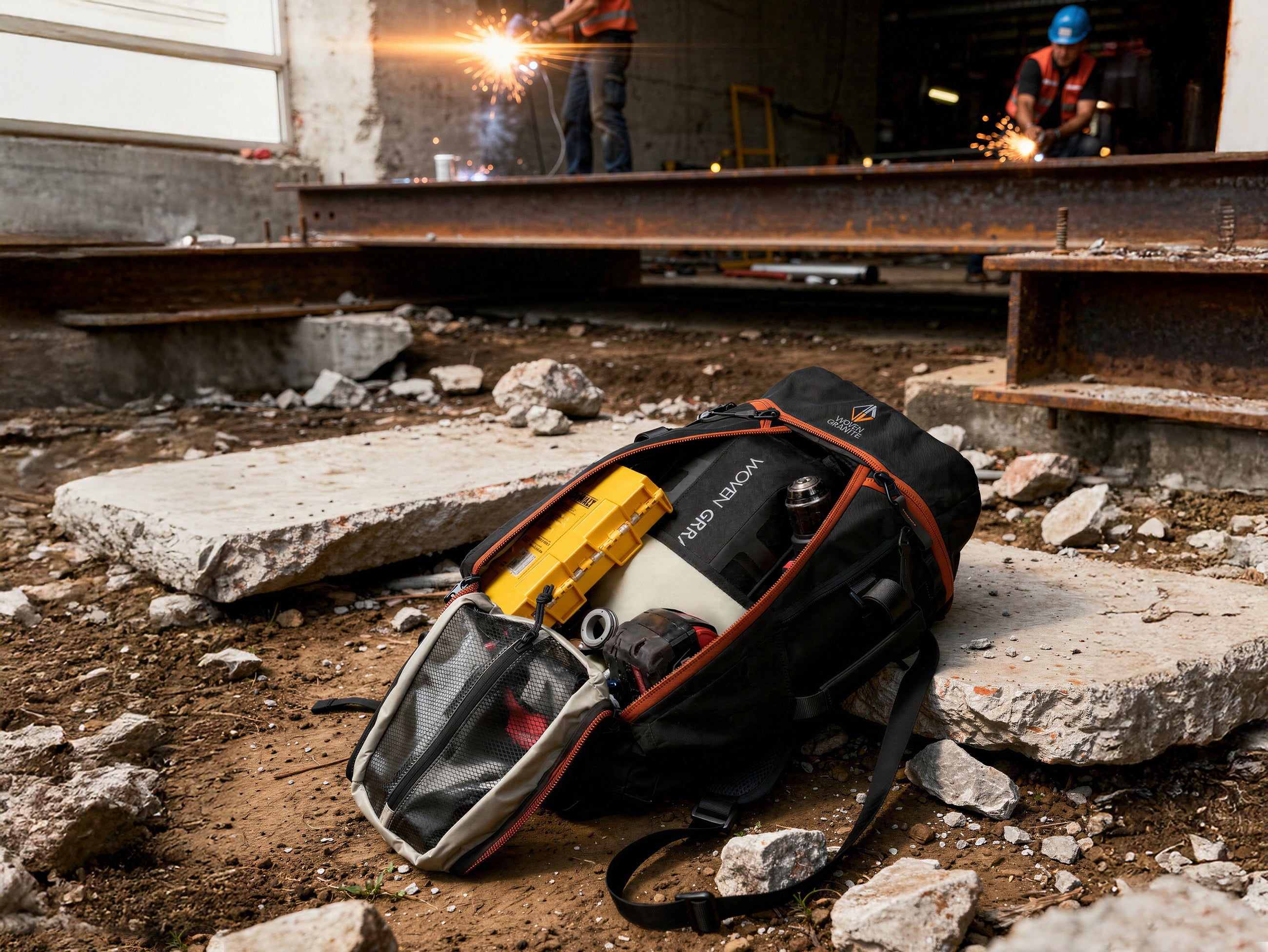 RAINIER QUAD ZIP BACKPACK – Woven Granite
