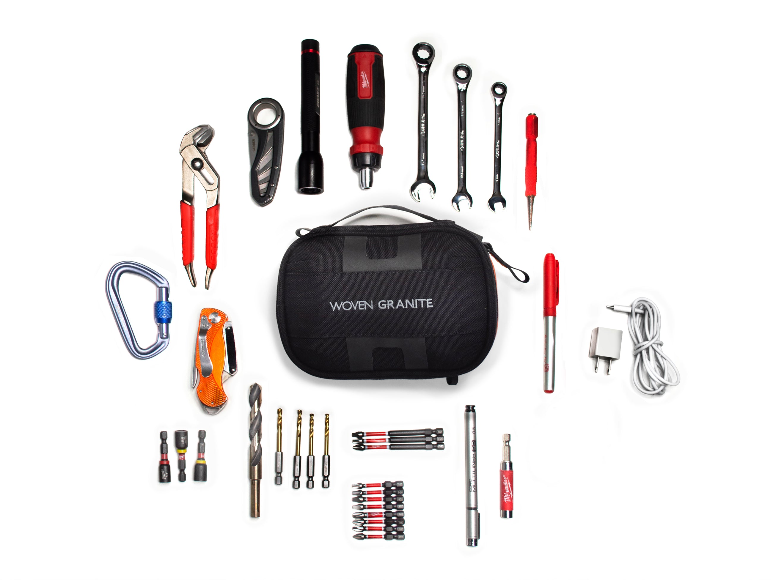 SUMMIT S POUCH – Woven Granite
