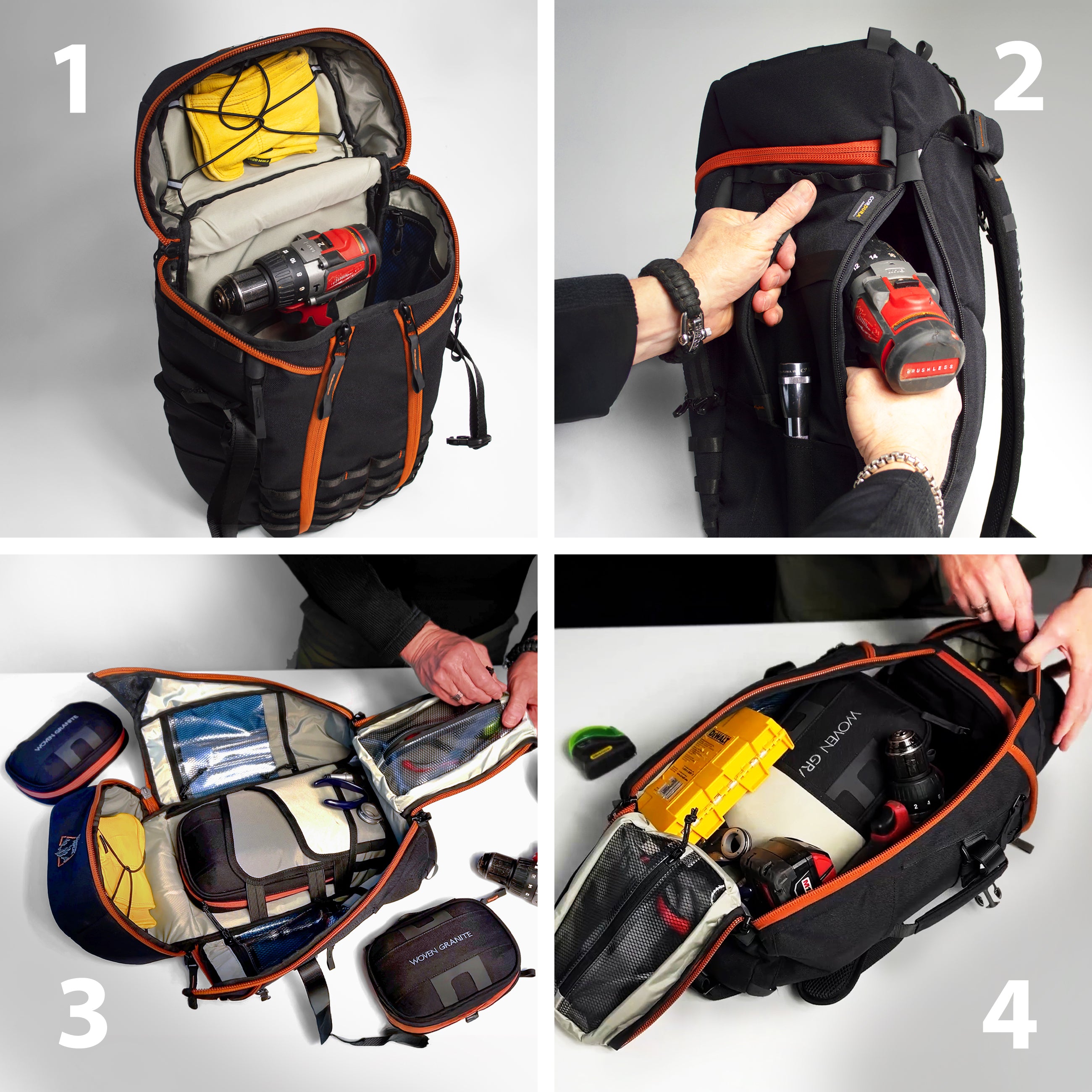 RAINIER QUAD ZIP BACKPACK